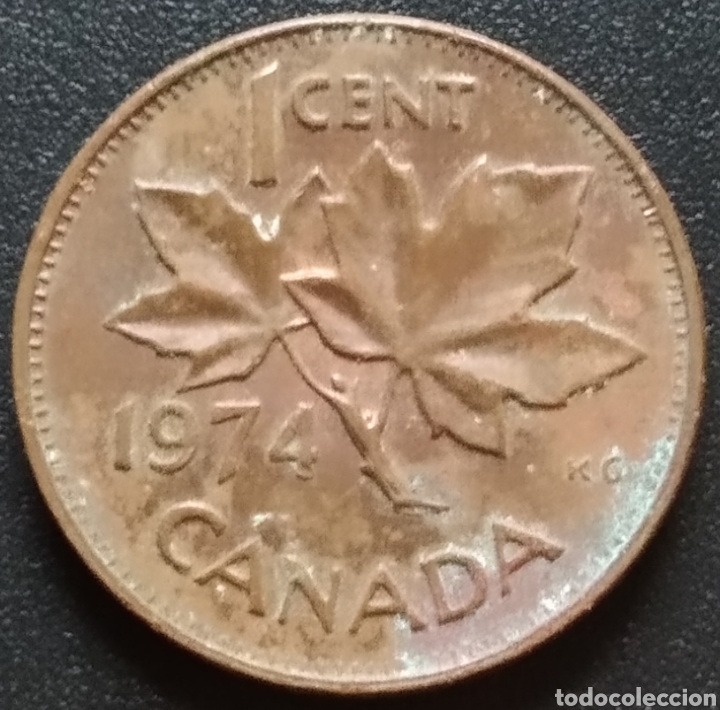 Monedas antiguas de Am&eacute;rica: MONEDA - CANADA 1 CENT 1974 - Foto 1