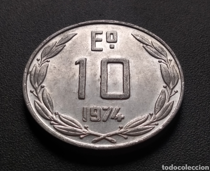 Monedas antiguas de Am&eacute;rica: MONEDA - CHILE 10 CENTAVOS 1974 - Foto 3
