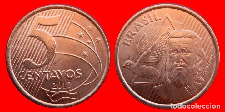 Monedas antiguas de Am&eacute;rica: 5 CENTAVOS 2017 SIN CIRCULAR BRASIL-1945SC - Foto 1