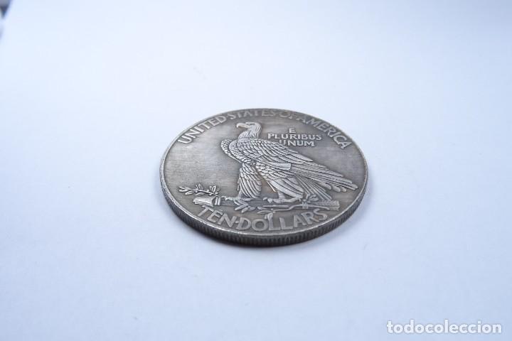 Monedas antiguas de Am&eacute;rica: Moneda/Medalla Ten Dolar 1907 EUA - Foto 4