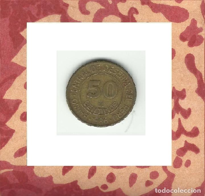 Monedas antiguas de Am&eacute;rica: MONEDA 50 CENTIMOS 1986 PERU - Foto 1