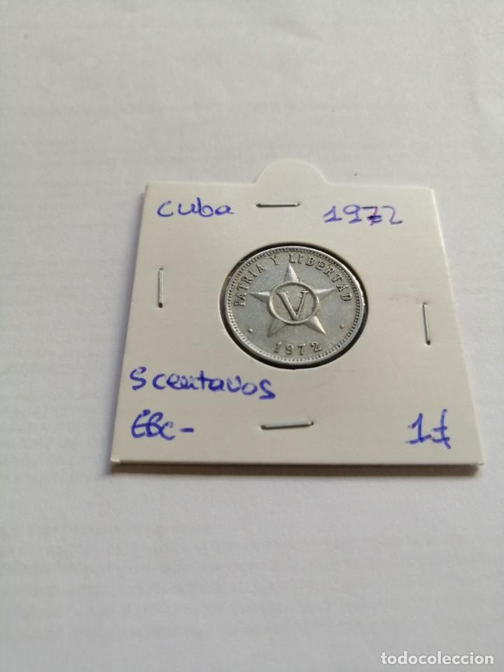 Monedas antiguas de Am&eacute;rica: Cuba 5 Centavos 1972 - Foto 1