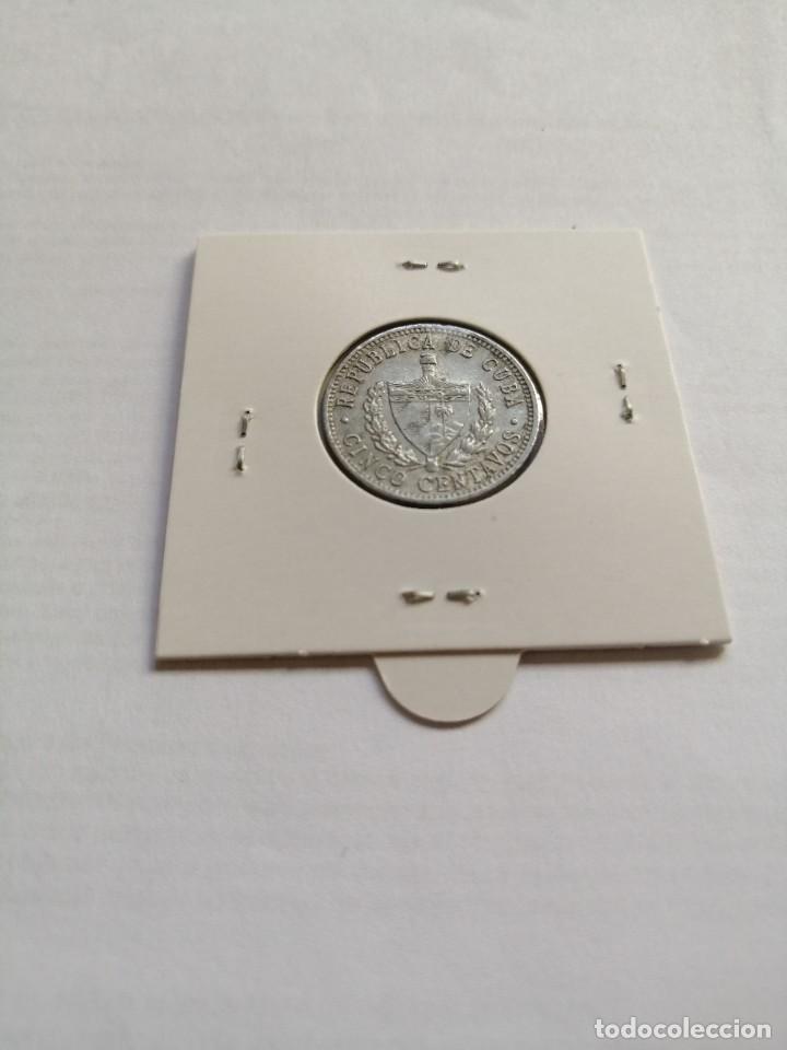Monedas antiguas de Am&eacute;rica: Cuba 5 Centavos 1972 - Foto 2
