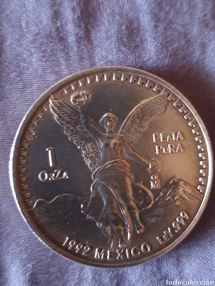 Monedas antiguas de Am&eacute;rica: MODEDA DE PLATA 0.999 - Foto 2