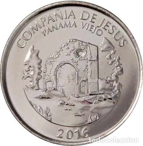 Monedas antiguas de Am&eacute;rica: Panam&aacute;, 1/2 Balboa 2016 ''Convento de Jes&uacute;s'' KM#132./ Sin Circular, muy bonita./ Ver fotos.
