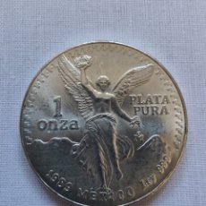 Monnaies anciennes d'Amérique: MONEDA DE PLATA MEXICO 1989 1 OZ DE PLATA PURA 999. Lote 362934880