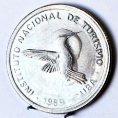 Monedas antiguas de América: ⚜️ AL732. CUBA. 10 CENTAVOS INTUR 1989. Lote 363306930