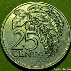 Monedas antiguas de América: TRINIDAD Y TOBAGO 25 CENTS 1993. Lote 364564851