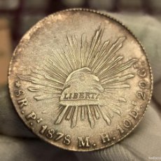 Monedas antiguas de América: MEXICO 8 REALES 1878 SAN LUIS POTOSI KM 377.12 PLATA. Lote 364787641