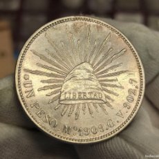 Monedas antiguas de América: MEXICO 1 PESO 1909 MEXICO CITY KM 409.2 PLATA. Lote 364808656