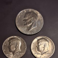 Monedas antiguas de América: LOTE 3 MONEDAS ESTADOS UNIDOS, USA, DÓLAR. Lote 364829826