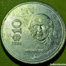 Monedas antiguas de América: MÉXICO 10 PESOS 1988. Lote 364839746