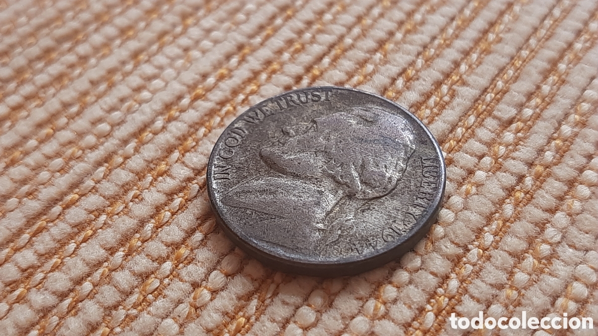 Monedas antiguas de Am&eacute;rica: (E.UNIDOS)(1944 P)(PLATA) 5 CENT - Foto 4