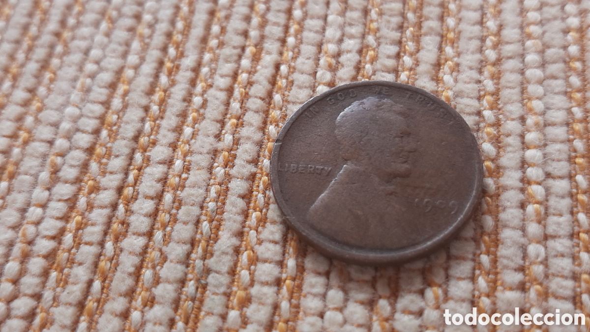Monedas antiguas de Am&eacute;rica: (E.UNIDOS)(1909)(ERROR)(BRONCE) ONE CENT WHEAT - Foto 4