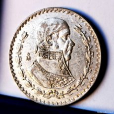 Monedas antiguas de América: ⚜️ AL956. PLATA. MÉXICO. 1 PESO 1961. Lote 366335571