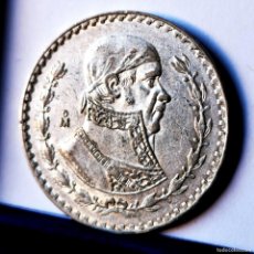 Monedas antiguas de América: ⚜️ AL954. PLATA. MÉXICO. 1 PESO 1966. Lote 366335626