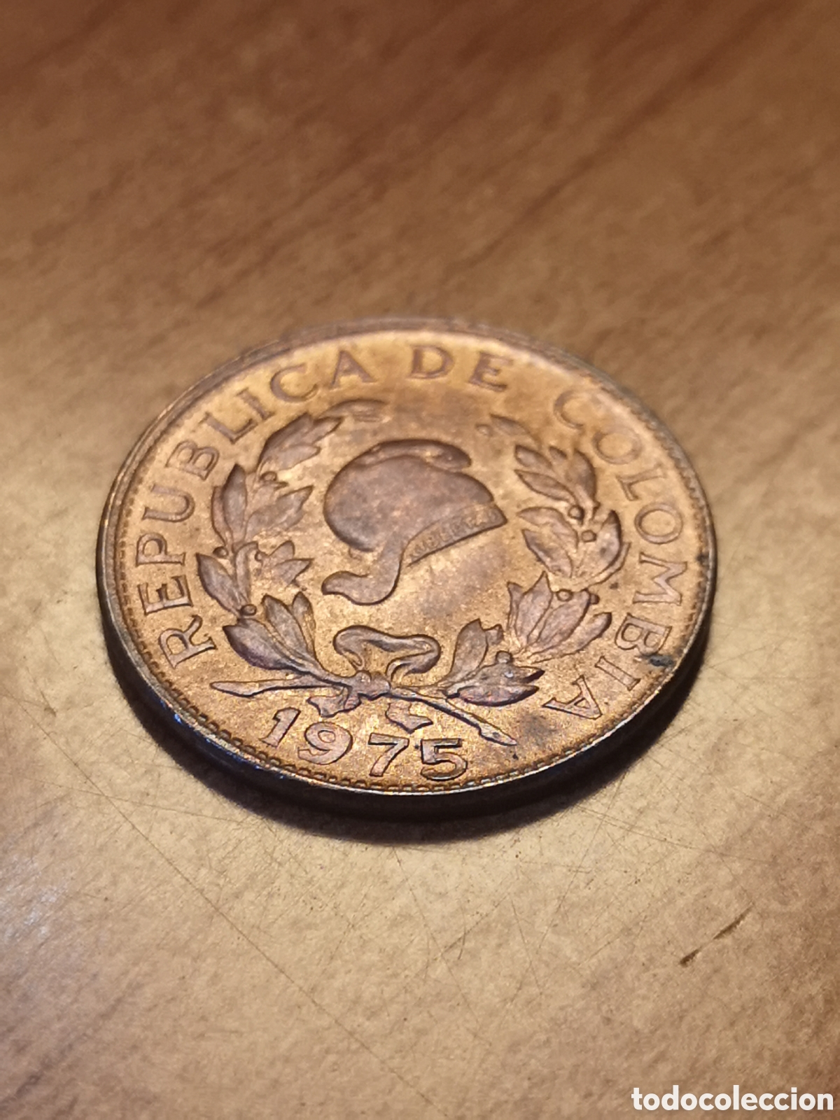 Monedas antiguas de Am&eacute;rica: Colombia 1975 5 centavos - Foto 4