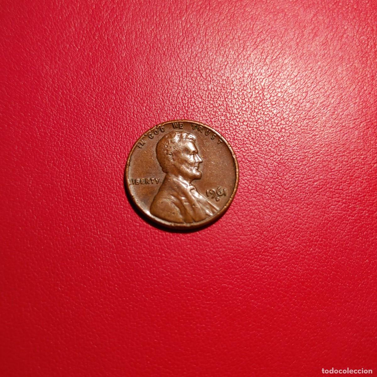 Monete antiche di America: ONE CENT 1961 D LINCON US