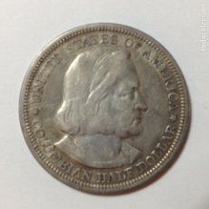 Monedas antiguas de América: E.E.U.U. (USA) 1/2 DOLAR (DOLLAR) PLATA 1893 EXPO COLOMBINA CRISTOBAL COLON BONITO EJEMPLAR