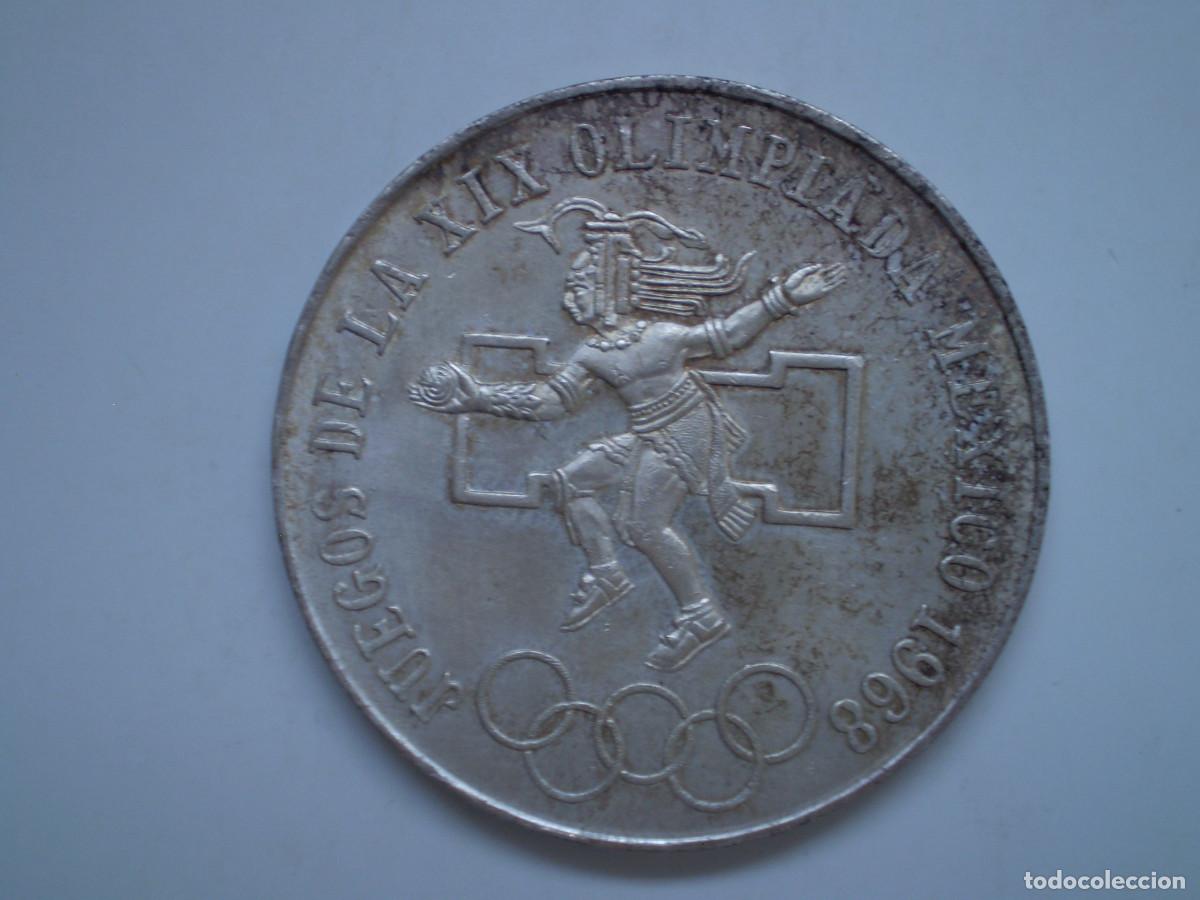 Numismática. Moeda de Prata do México 25 Pesos 1968 - Jogos Olímpicos -  Numismática Trato Feito - cédulas e moedas