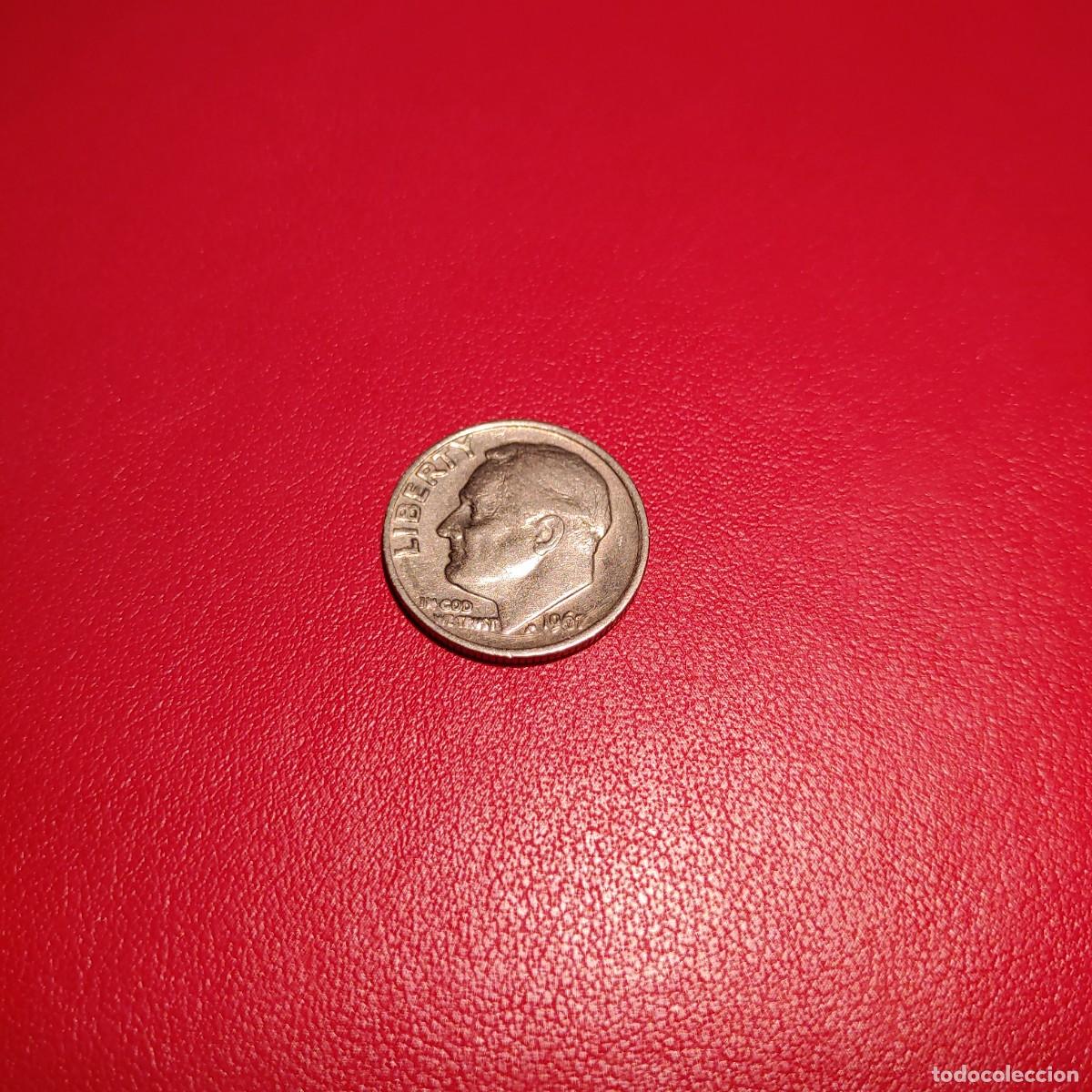 Monedas antiguas de Am&eacute;rica: ONE DIME 1967 ROOSEVELT. US - Foto 1