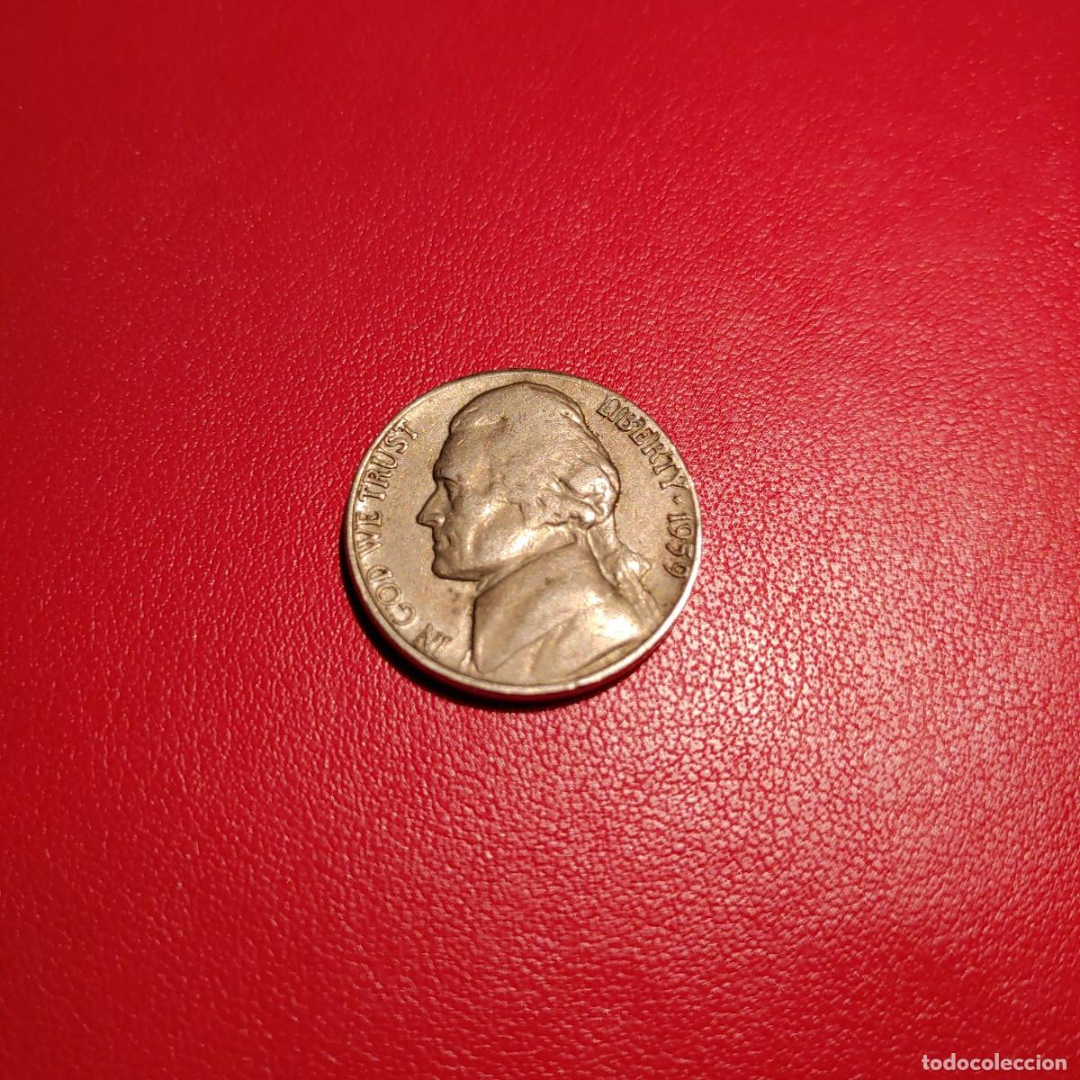 Monedas antiguas de Am&eacute;rica: FIVE CENTS 1959 JEFFERSON - US - Foto 1