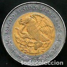 Monedas antiguas de América: MEXICO 1994 - 1 NUEVO PESO - KM 550 - CIRCULADA. Lote 367546154