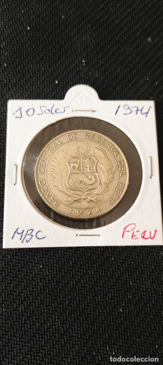 Monedas antiguas de Am&eacute;rica: MONEDA DE PERU 10 SOLES 1974 - Foto 1