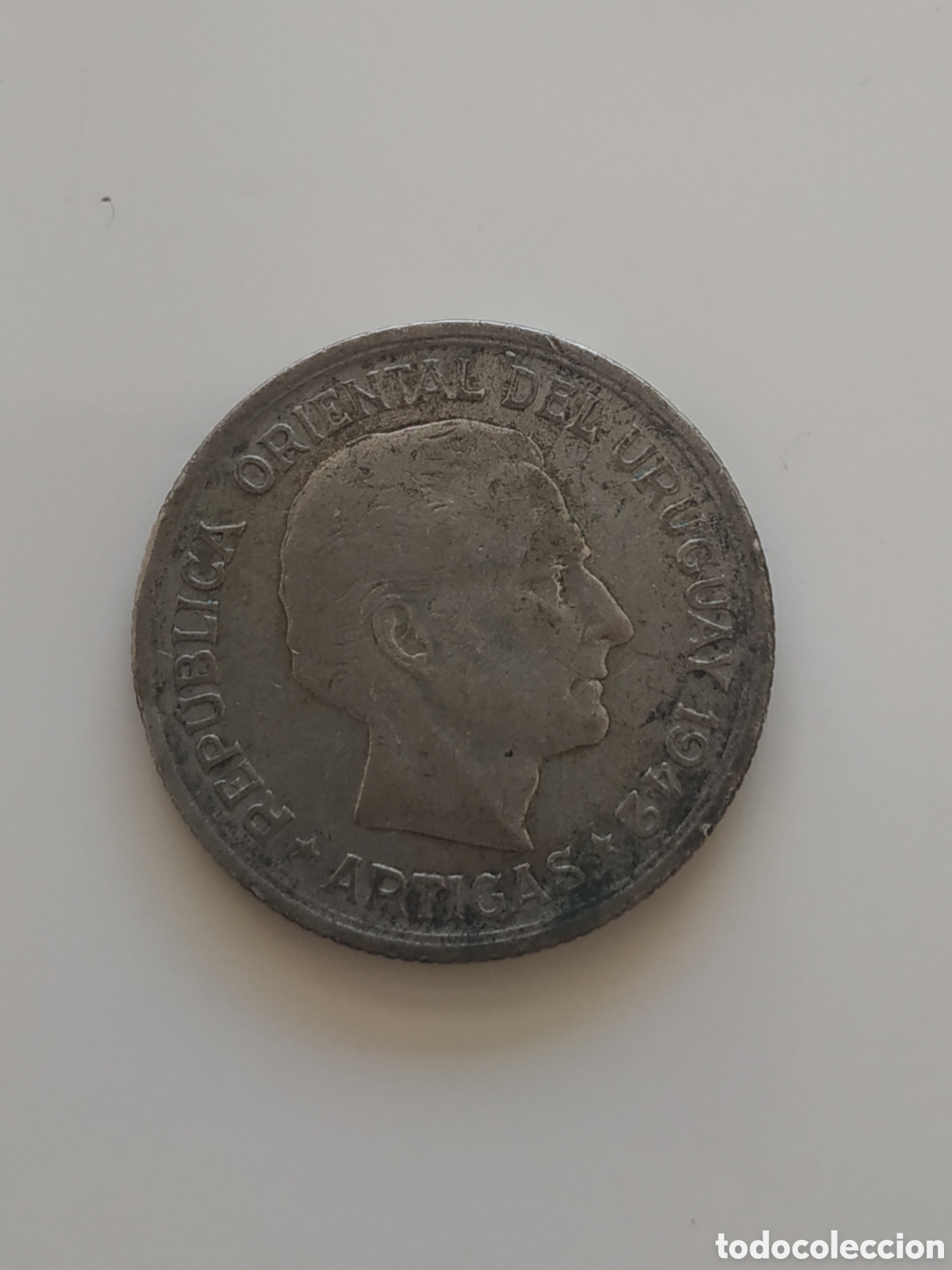 Monedas antiguas de Am&eacute;rica: Puma de plata de Uruguay - Foto 2