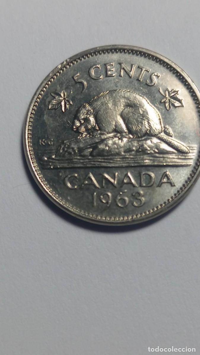 Monedas antiguas de Am&eacute;rica: CANADA - 5 CENTS 1963 - Foto 1