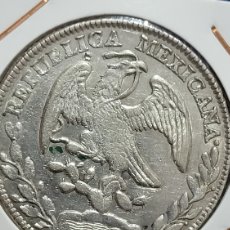 Monedas antiguas de América: ANTIGUA MONEDA PLATA 8 REALES 1877 ZACATECAS MÉXICO. Lote 370383931