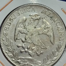 Monedas antiguas de América: ANTIGUA MONEDA PLATA 8 REALES 1894 MÉXICO. Lote 370384051