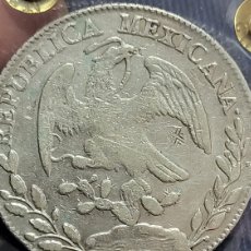 Monedas antiguas de América: ANTIGUA MONEDA PLATA 8 REALES 1862 ZACATECAS MÉXICO RESELLOS CHINA. Lote 370386061