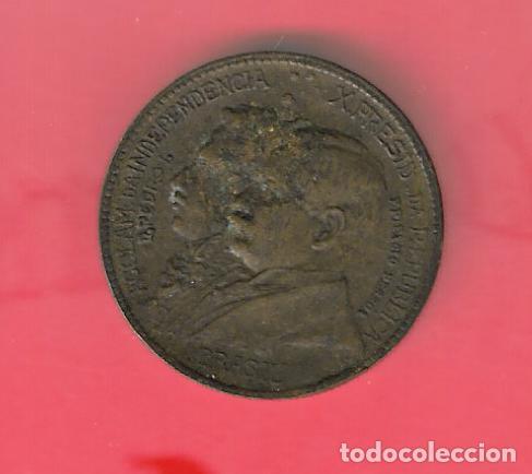 Monedas antiguas de Am&eacute;rica: BRASIL 1000 REIS 1922 , INDEPENDENCIA
