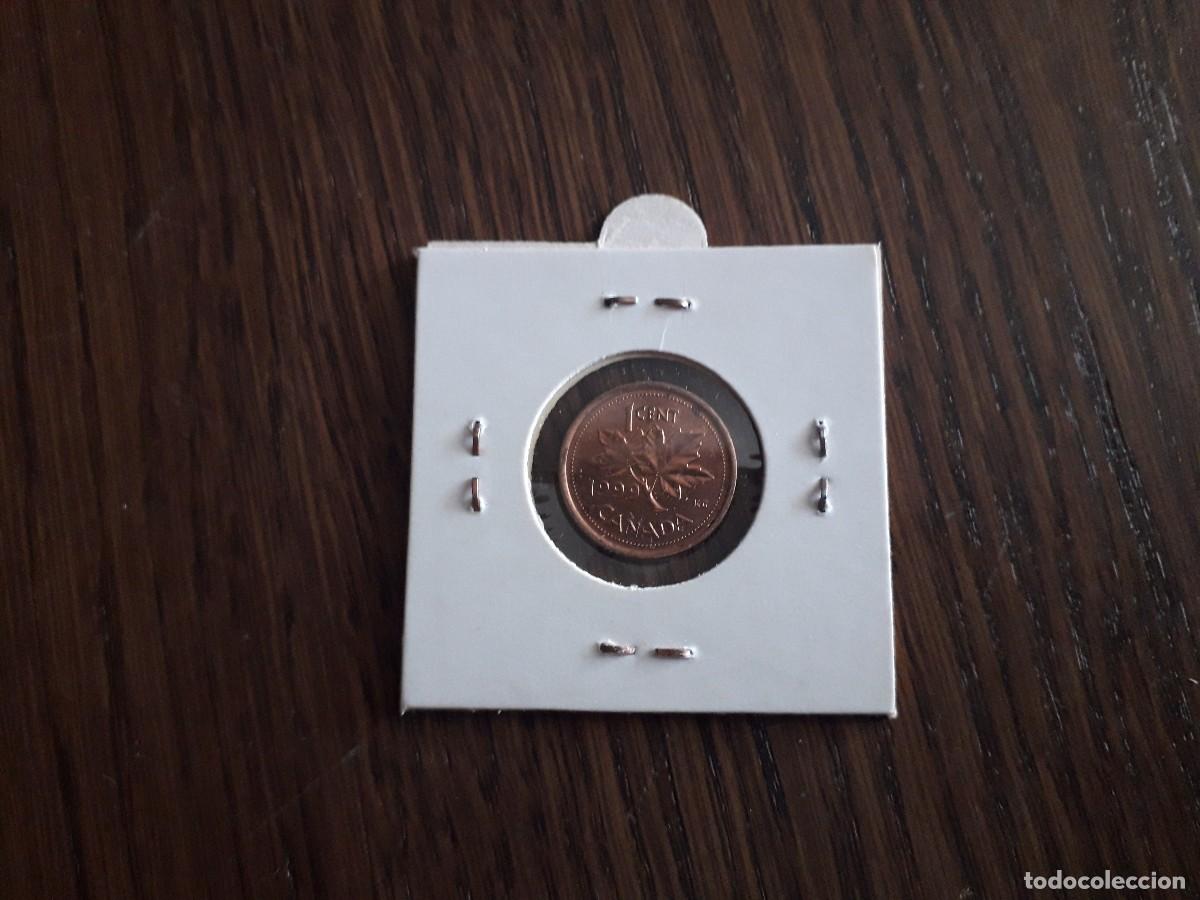 Monedas antiguas de Am&eacute;rica: moneda de Canad&aacute; de 1 cent. a&ntilde;o 1999 - Foto 2