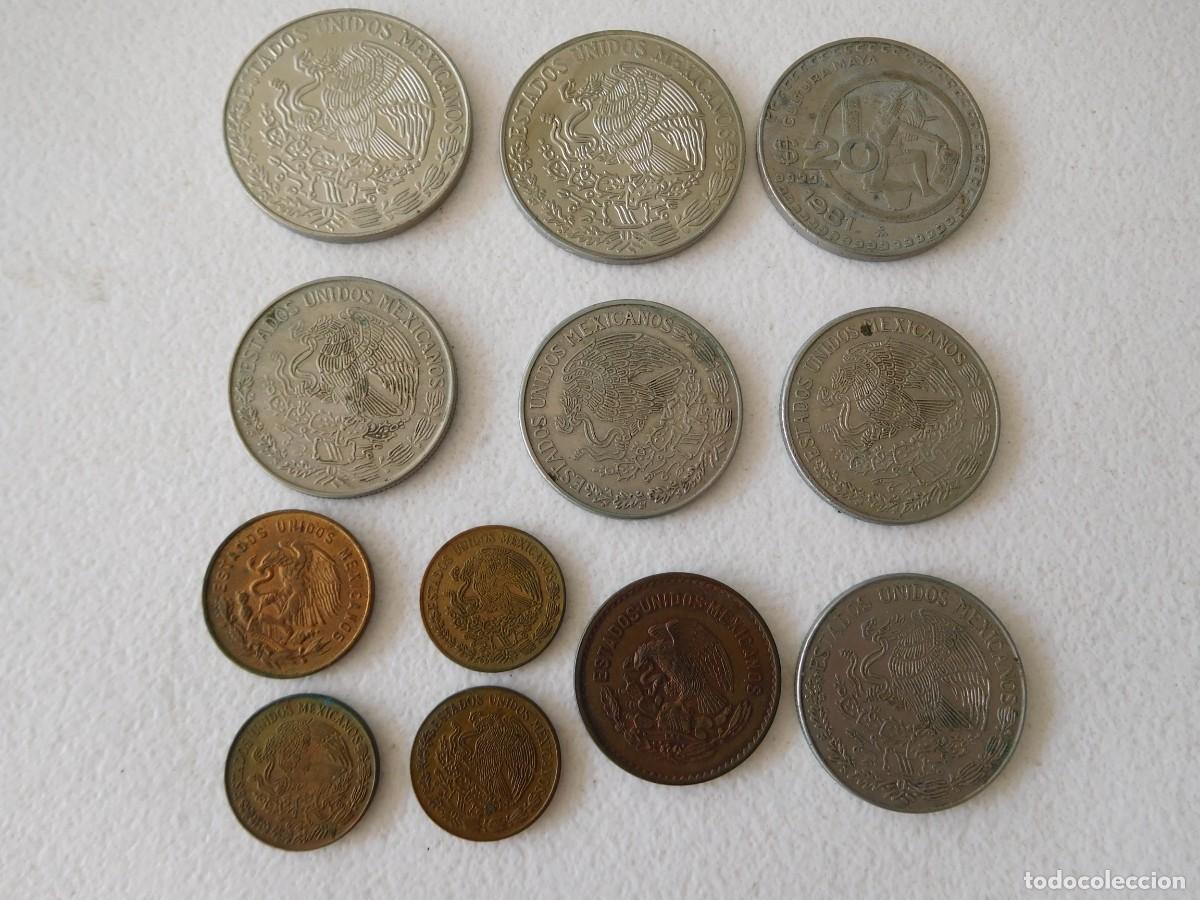 Monedas antiguas de Am&eacute;rica: Lote de 12 monedas de M&eacute;xico - Foto 1