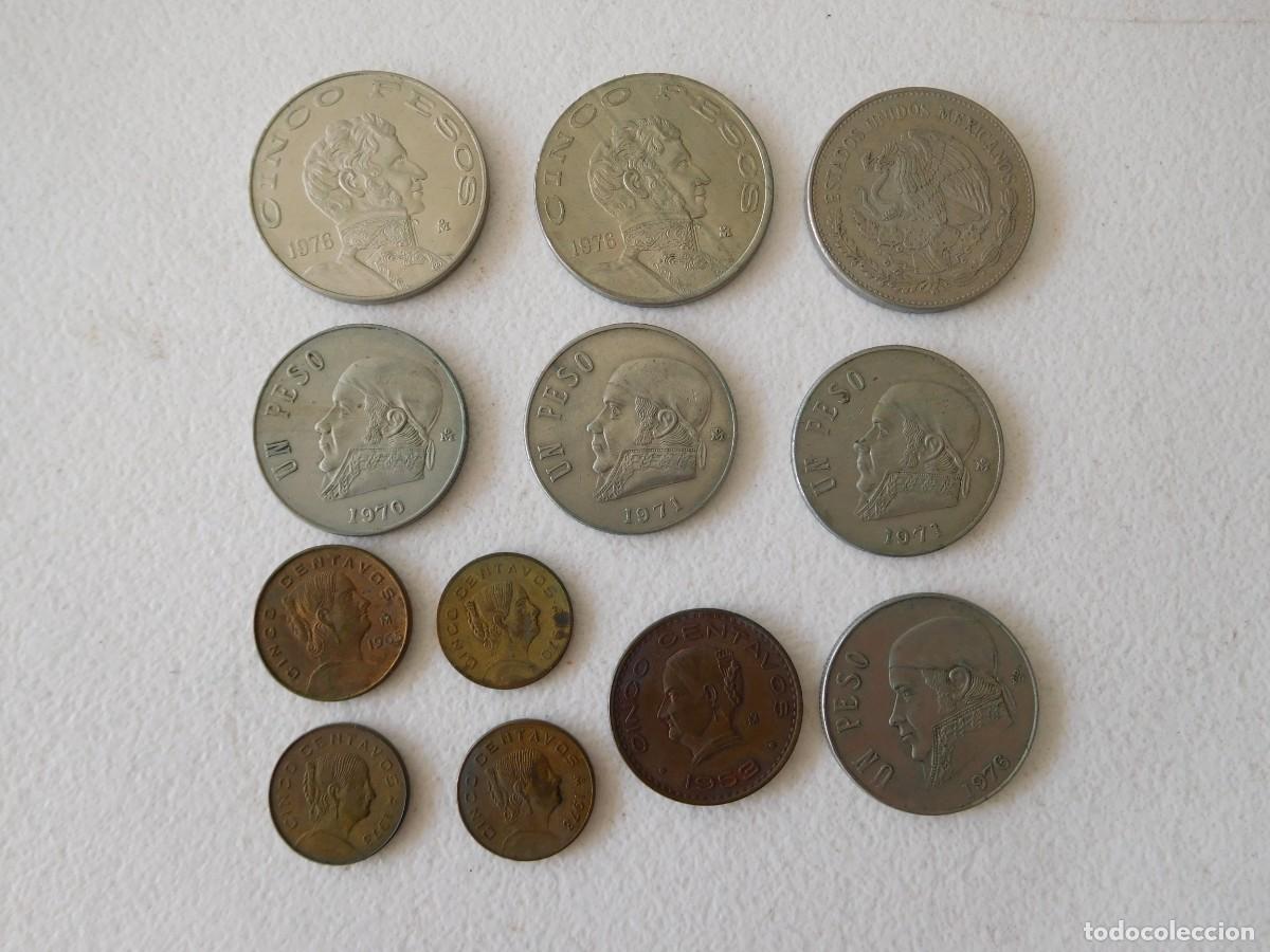 Monedas antiguas de Am&eacute;rica: Lote de 12 monedas de M&eacute;xico - Foto 7