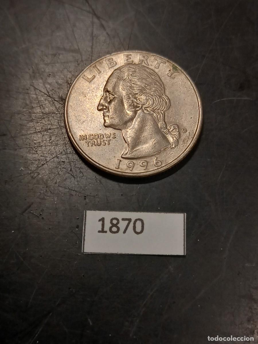 Monedas antiguas de Am&eacute;rica: USA 25 centavos 1996 - Foto 1