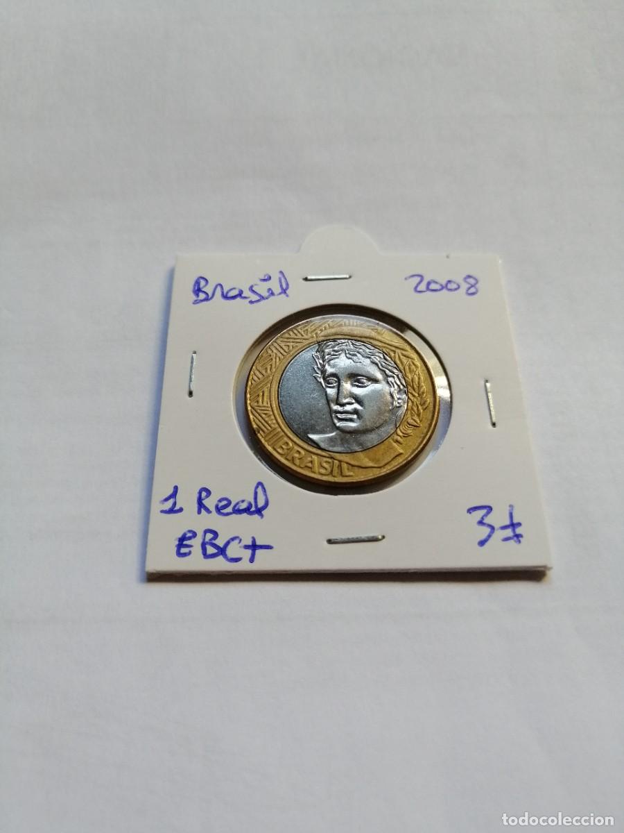 Monedas antiguas de Am&eacute;rica: Brasil 1 Real 2008 - Foto 1