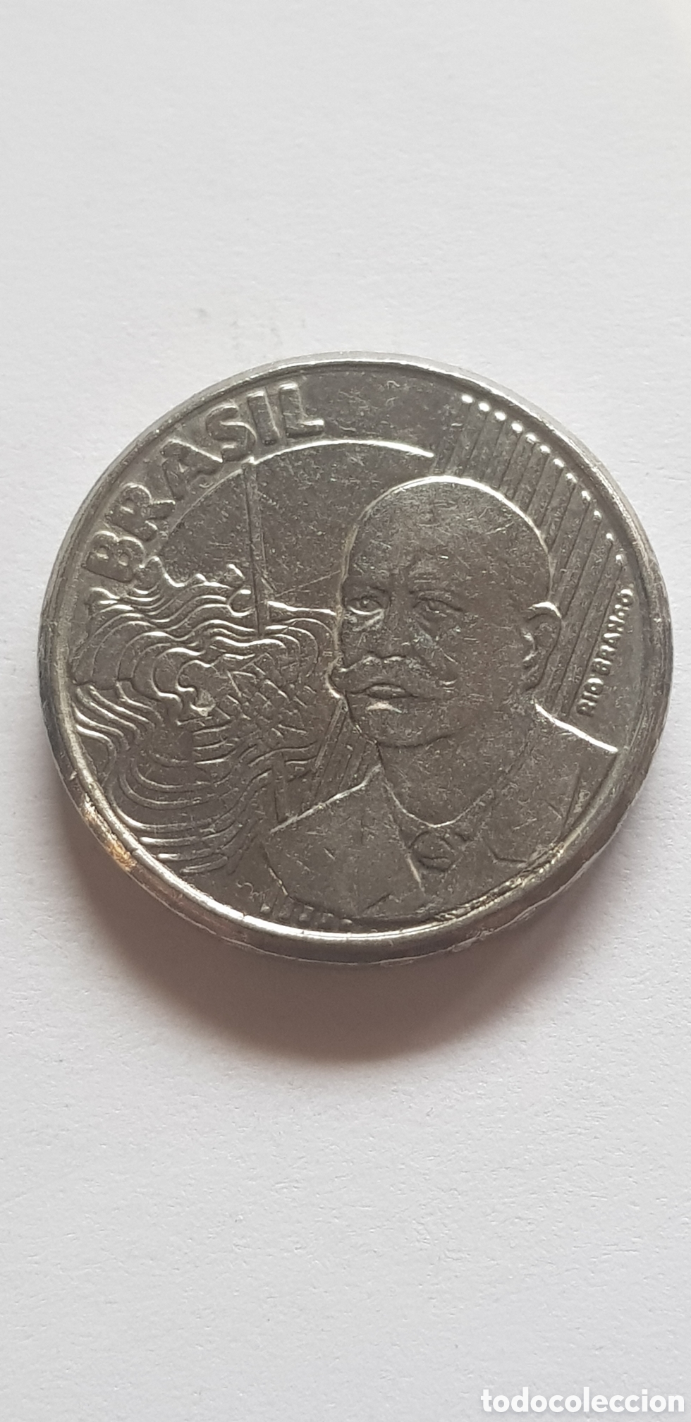 Monedas antiguas de Am&eacute;rica: 50 centavos 2008 Brasil - Foto 3