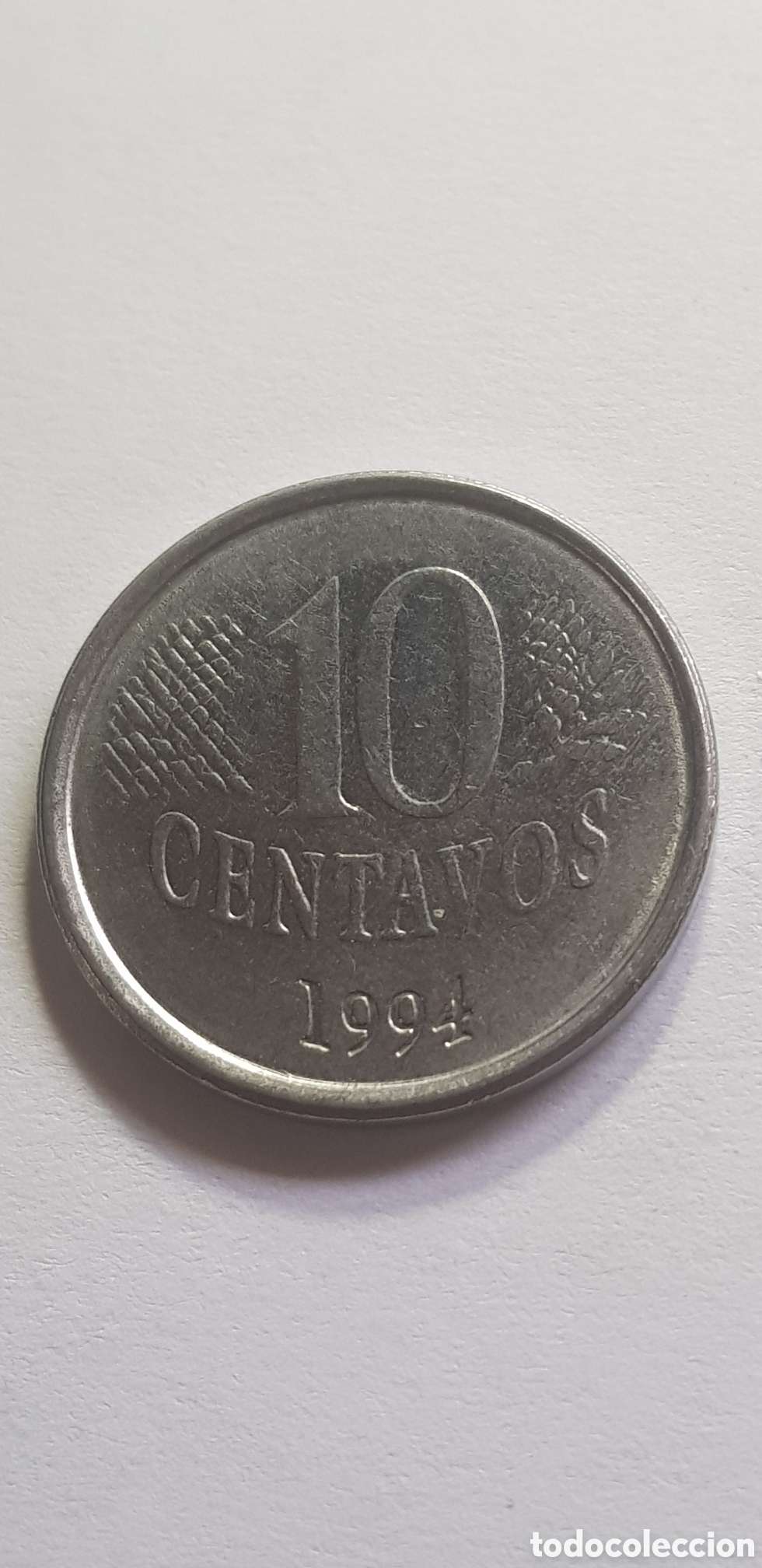 Monedas antiguas de Am&eacute;rica: 10 centavos 1994 Brasil - Foto 4