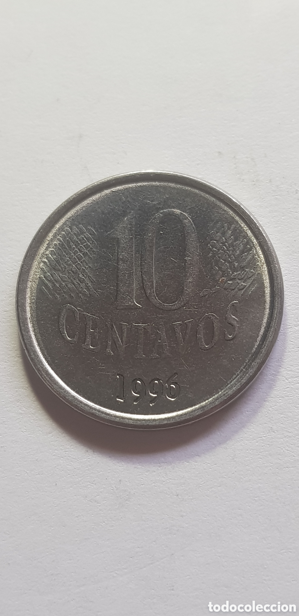 Monedas antiguas de Am&eacute;rica: 10 centavos 1996 Brasil - Foto 1