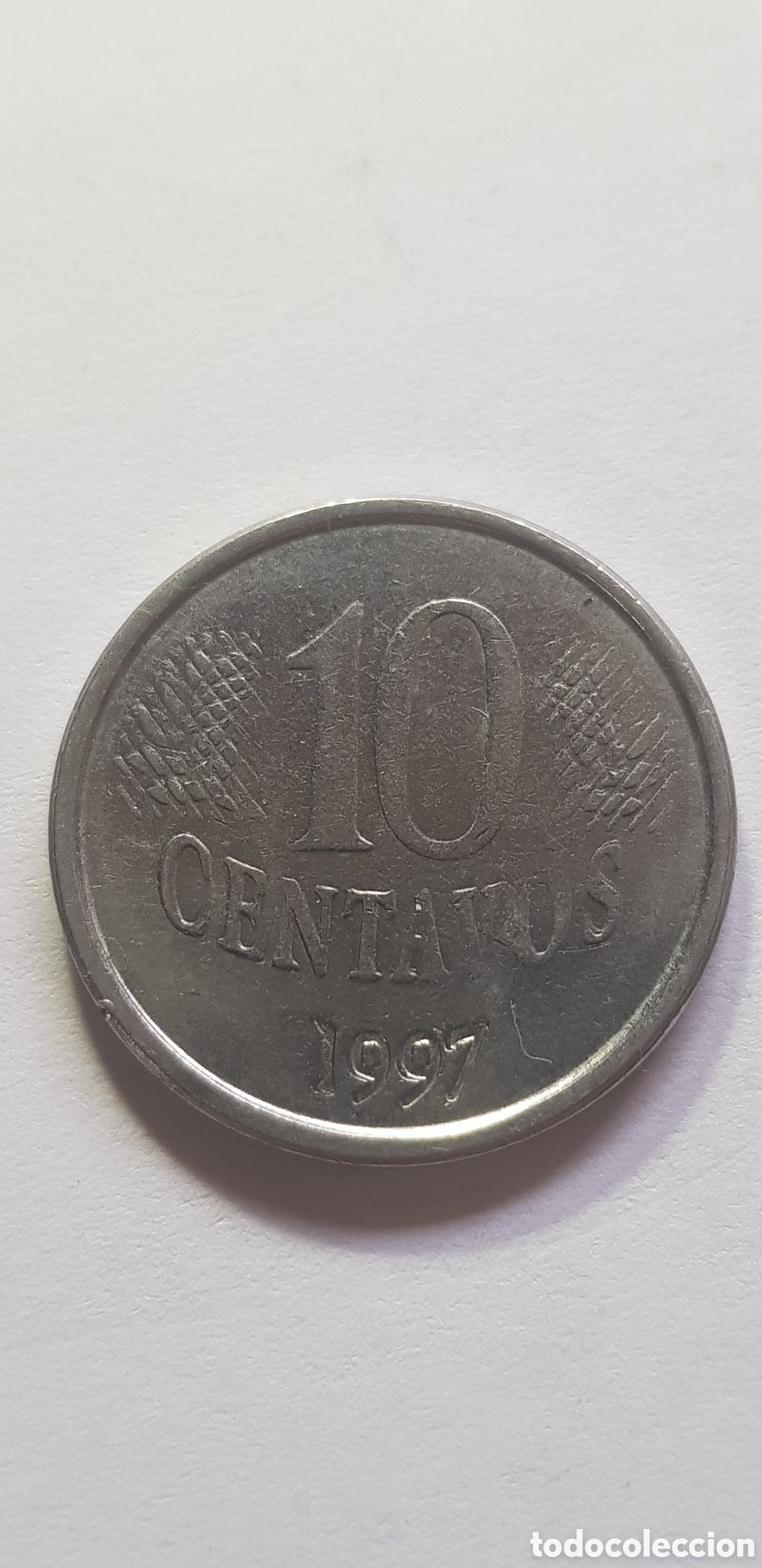 Monedas antiguas de Am&eacute;rica: 10 centavos 1997 Brasil - Foto 1