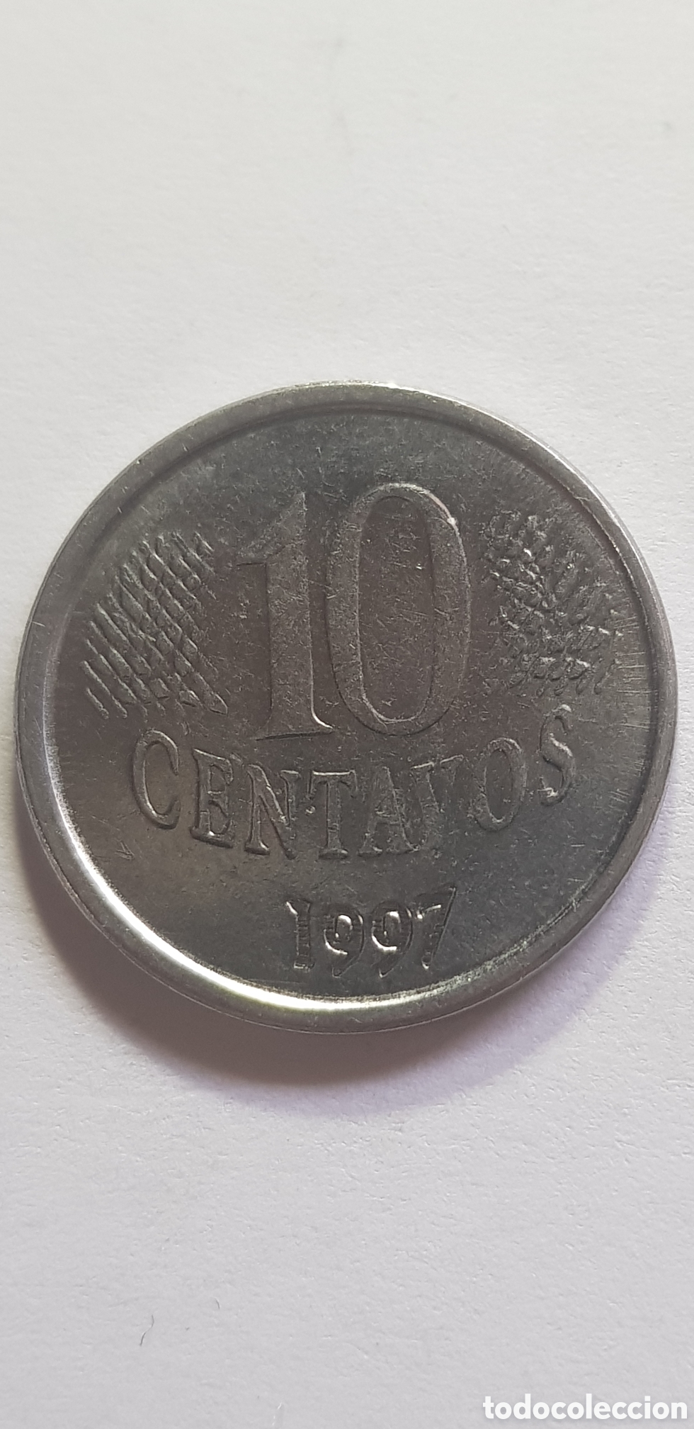 Monedas antiguas de Am&eacute;rica: 10 centavos 1997 Brasil - Foto 1