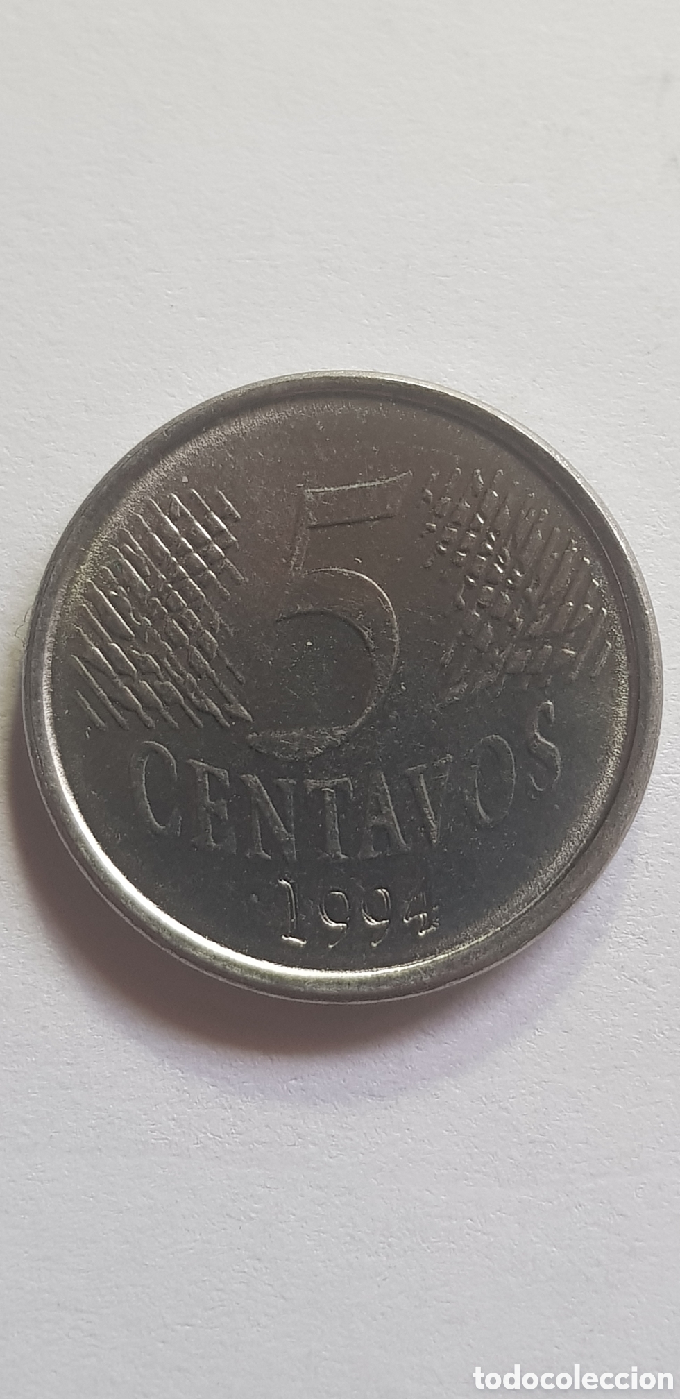 Monedas antiguas de Am&eacute;rica: 5 centavos 1994 Brasil - Foto 1