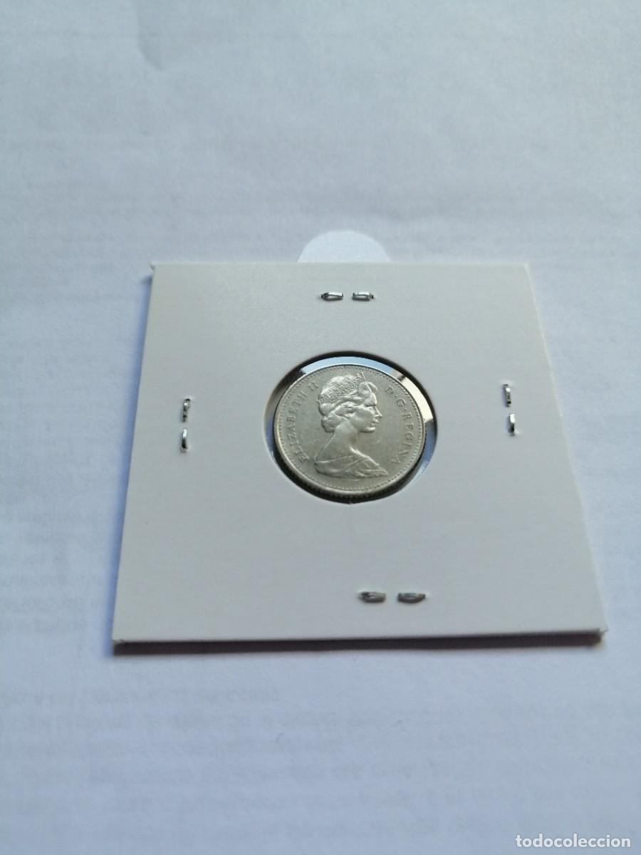 Monedas antiguas de Am&eacute;rica: Canada 10 Cents 1973 - Foto 2