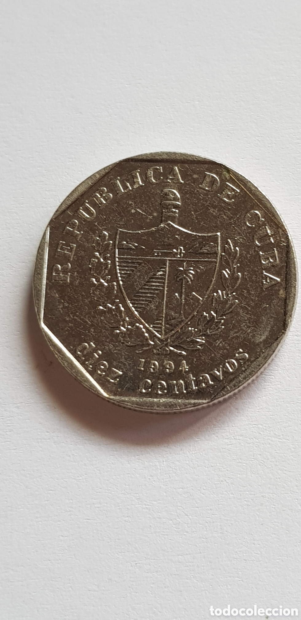 Monedas antiguas de Am&eacute;rica: 10 Centavos 1994 Cuba - Foto 1