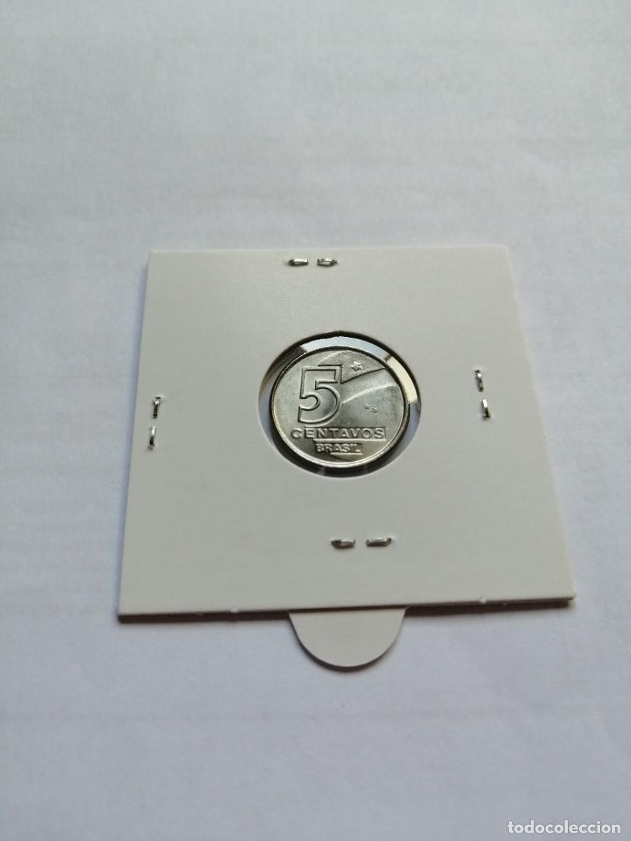 Monedas antiguas de Am&eacute;rica: Brasil 5 Centavos 1989 SC - Foto 2