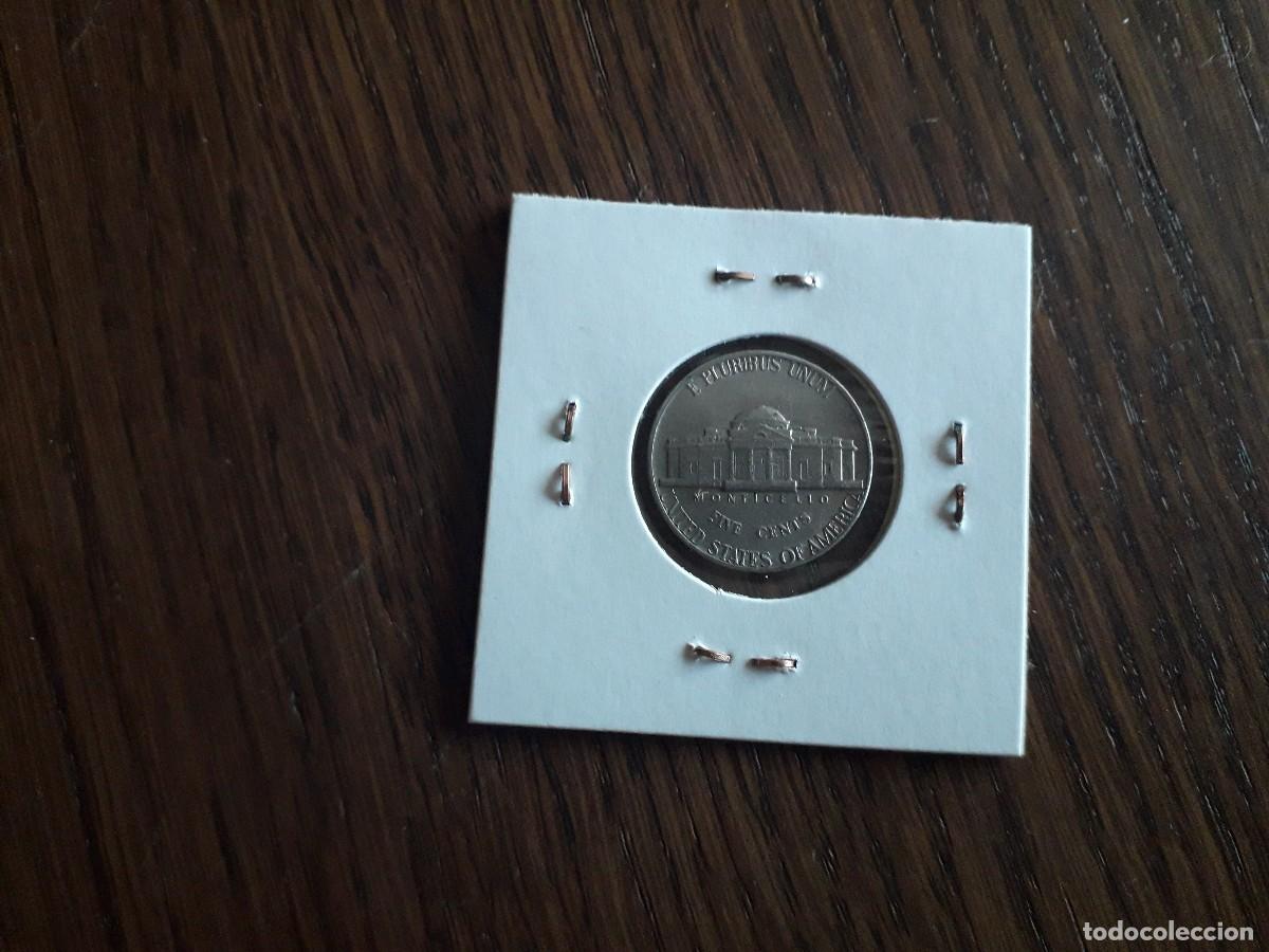Monedas antiguas de Am&eacute;rica: moneda de USA de 5 c&eacute;ntimos, a&ntilde;o 1971 - Foto 2