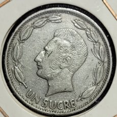 Monedas antiguas de América: ANTIGUA MONEDA UN SUCRE 1970 ECUADOR. Lote 375856814